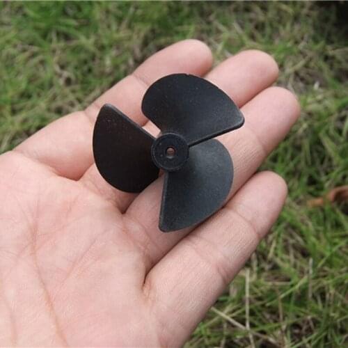 Plastic 3-Vane Propeller Paddle 40mm Diameter DIY RC Model Toy Marine Boat H7ED