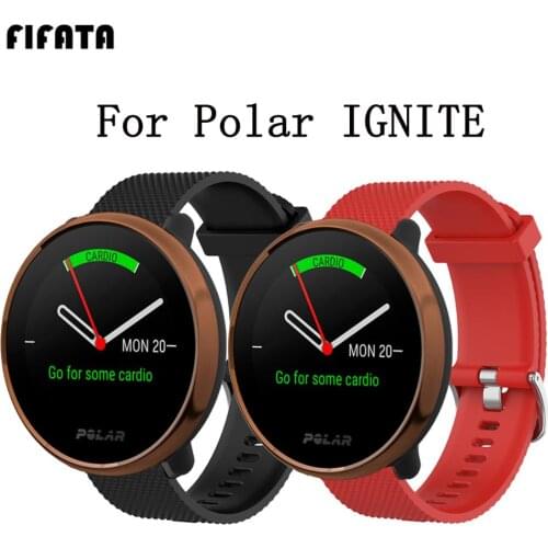 FIFATA 20/22MM Silicone Bracelet For Polar IGNITE For Xiaomi Huami GTS/Amazfit GTR 47MM/42MM Smart Watch Wristband For Huawei GT