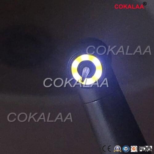 Dental 5 LEDs turbine Cartridge Rotor For High Speed 5 water sprays Handpiece 4 Holes connection ring led handpiece