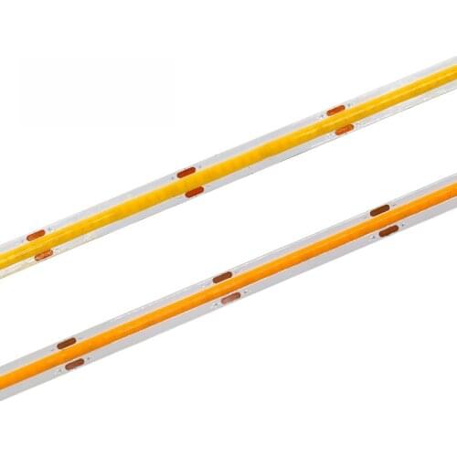 COB LED Strip Light 8mm High Density Flexible Tape Light Dimmable FOB Linear Ribbon Red Green Blue 3000K 4000K 6000K DC12V