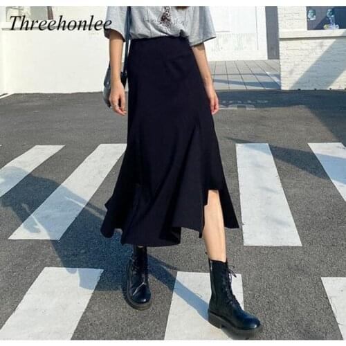 Женские осенние юбки Threehonlee China At AliExpress