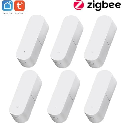 Zigbee Smart Vibration Sensor Smart Detection Alarm Home Security System Remote Control On Tuya Smart Life APP