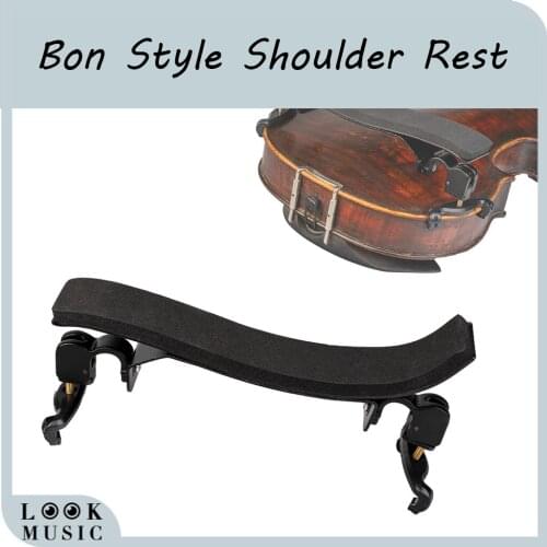 LOOK High Quality Violin Shoulder Rest Adjustable Bon Style Violin Support Holder for 3/4 4/4 Violin Parts Accessories