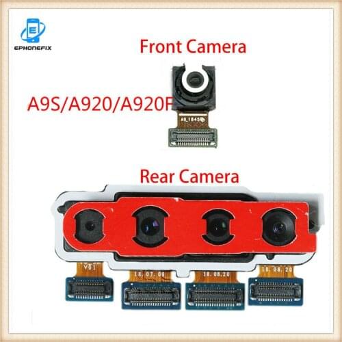1pcs Rear Front Camera Module For Samsung Galaxy A9 2018 A9s A9S SM-A920F A920DS A920 A920F Big Small Camera Module Flex Cable