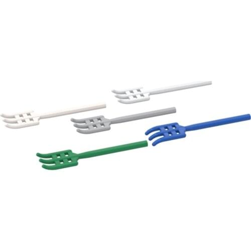 10PCS Replaceable 95345 Rake Fork Hay Parts Building Blocks High-Tech Assemble Replace Bricks Toy For Children Gifts