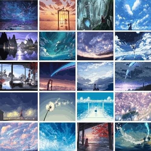 MUXUN Drawing By In The Forest Diamond Painting Popular Diy 5d Diamond Embroidery Full Set Of Art Diamond Inlaid Gifts Handmade