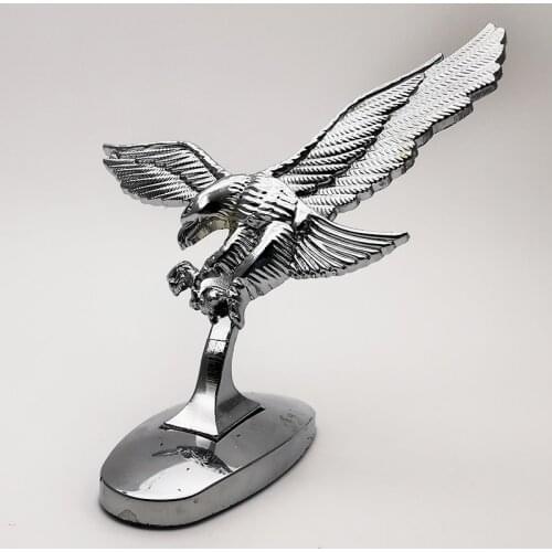Auto Car Front Cover Chrome Hood 3D Emblem Angel Eagle Ornament Sticker Badge Bonnet Car Decoration Styling Accessories