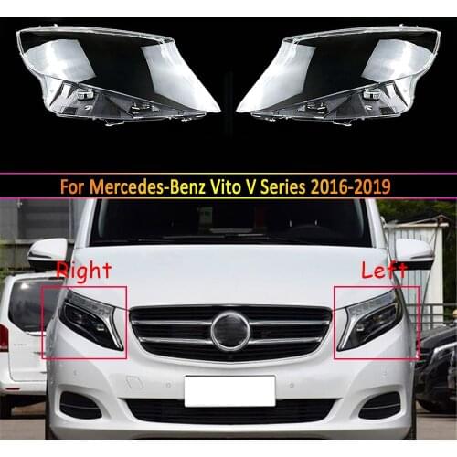 Lamp Case Headlight Lens Cover Glass Shell Front Headlamp Transpare For Mercedes-Benz Vito V Series 2016 2017 2018 2019
