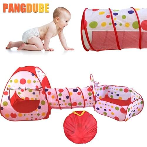 Outdoor Kids Tent Ocean Ball Pit Outdoor Play House 3 In 1 Baby Playpen For Children Kids Ball Pit Playpen For Baby Pool Ball