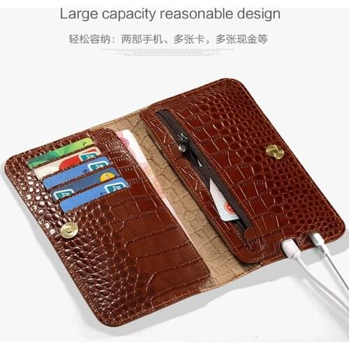 Flip Genuine Leather case For Xiaomi Max 2 plus phone case Crocodile skin Wallet Bag Note4 Plus 6a 8 A2 lite Max 3 Mix handbag