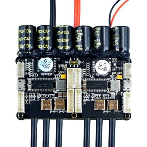 Flipsky Dual FSESC4.20 100A Based on VESC® 4.20 Electronic Speed Controller for RC Boat ESK8 with Anodized Aluminum Heatsink