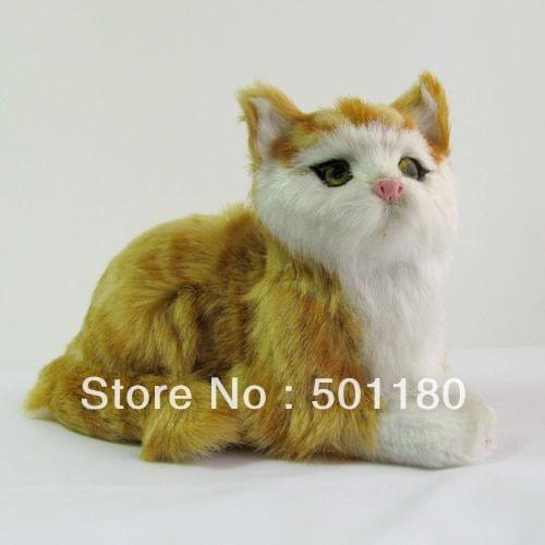 Free shipping great handmade craft artificial cat
