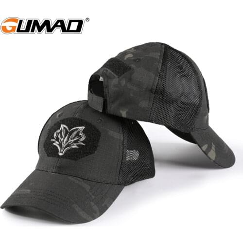Multicam Baseball Cap Adjustable Caps Tactical Army Military Camouflage Airsoft Hunting Camping Hiking Fishing Mesh Snapback Hat