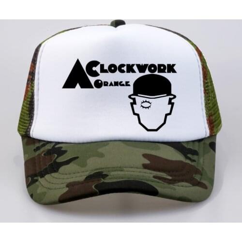 Best Quality Classic Movie Clockwork Orange Printed Women Men Baseball caps Summer Style Hiphop Men mesh Trucker Cap Hat