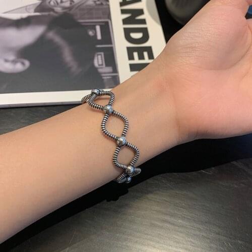 New Arrival 100% 925 Sterling Silver Fashion Cross Surround Female Bangles Original Jewelry For Girlfriend Birthday Gift No Fade