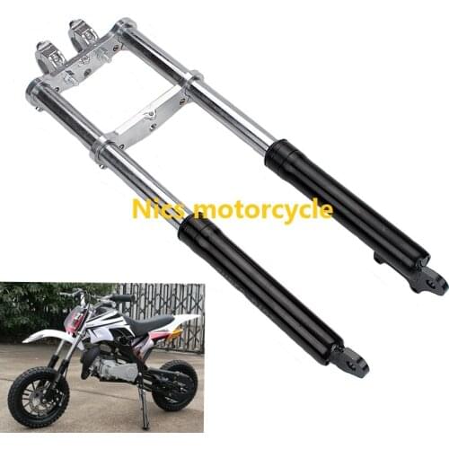 Front Fork Shocker 2 stroke Small mini Triple Dirt Pit Bike Pro Trail 49CC