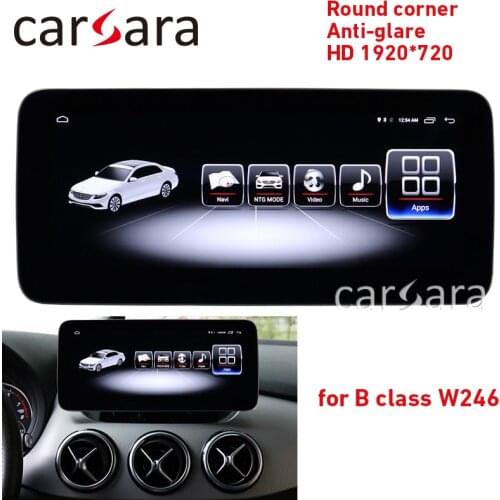 Android infotainment B class W246 round corner screen B200 4G RAM display B180 1920 resolution tablet anti-glare B220 radio A160