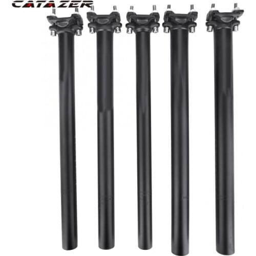 Mountain Bike Seat Post Road Bicycle Seatpost Aluminum Alloy Bike Extension Seat Saddle Tube 27.2/30.9/31.6*400m