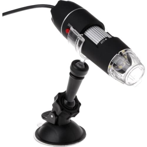 Portable Digital USB Microscope Camera 1000X 8 LED Light Handheld Suction Tool