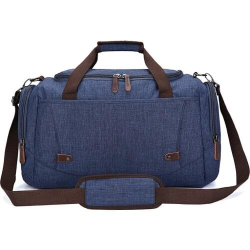 Simple travel bag mens business trip canvas handbag sports small luggage travel bag travel bags hand luggage canvas duffle