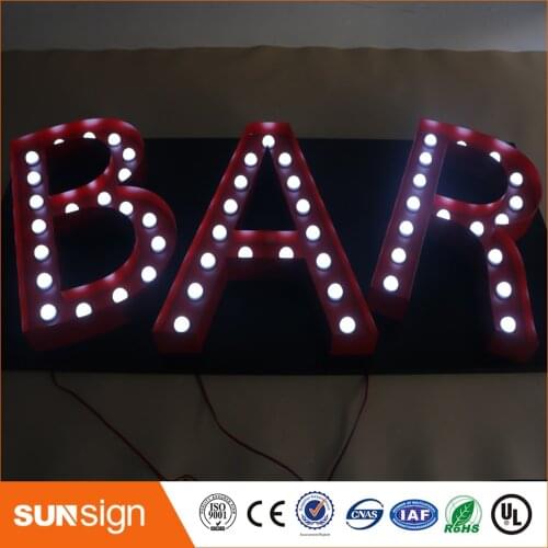 Lighted alphabet letter sign,frontlit and backlit led channel letter sign,light up letters for sign