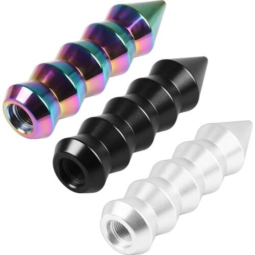 Universal car 8colors Gear stick Gearbox handle knob Aluminum Alloy Stick Shift Heads shift knob car accessories