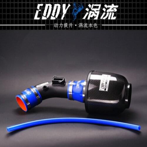 EDDY Intake System Air Intake Pipe & Carbon Fiber Air Filter for Honda Civic 1.8/2.0 2006-2014 Car Engine Parts Accessories