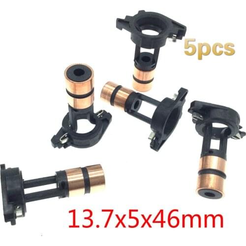 5pcs for Volkswagen New Jetta New Santana New LaVida New for Bosch Generator Head Collector Copper Ring 13.7x5x46mm