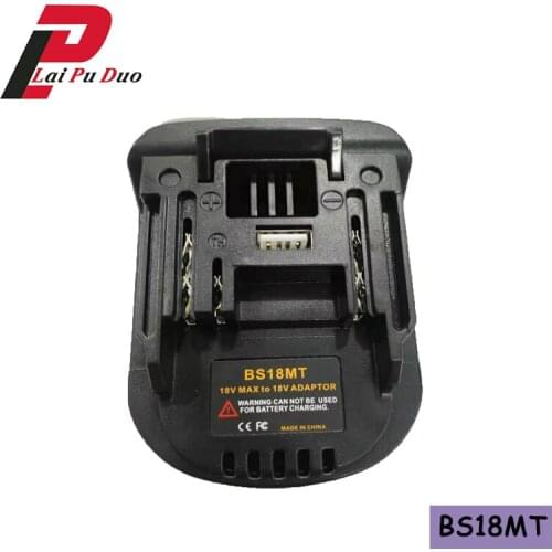 BS18MT Battery Adapter Converter USB For Bosch 18V BAT619G/620 Batteries Convert To For Makita 18V BL1860 Lithium Battery
