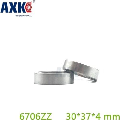 Axk 10pcs Free Shiping The High Quality Of Ultra-thin Deep Groove Ball Bearings 61706zz 6706 6706z 6706zz 6706z 30*37*4 Mm