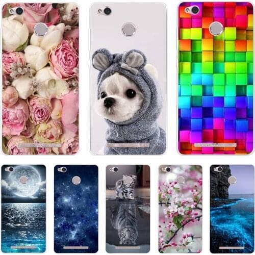 Phone Cases For Xiaomi Redmi 3S Case Redmi 3s Cover Soft Silicon Phone Back Case For Xiaomi Redmi 3 Pro Redmi 3S Silicone Cover