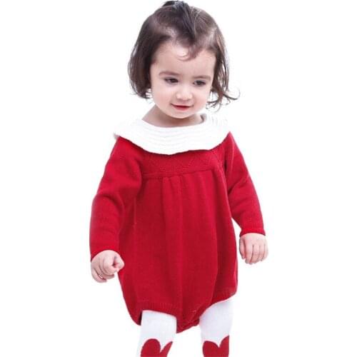 Newborn Baby Romper Cotton Spring Knitted Baby Clothes For Girls Toddler Clothing Infant Romper Long Sleeve Onesie 0-24m Outits