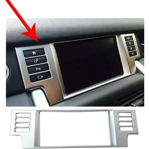 For Land Rover Discovery Sport 2015-2017 Center Console Control Navigation Decorative Cover Frame ABS Trim Auto Accessories