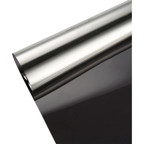 Home UV rejection Titanium film window protect anti scratch car window tint film roll black silver solar window privacy film