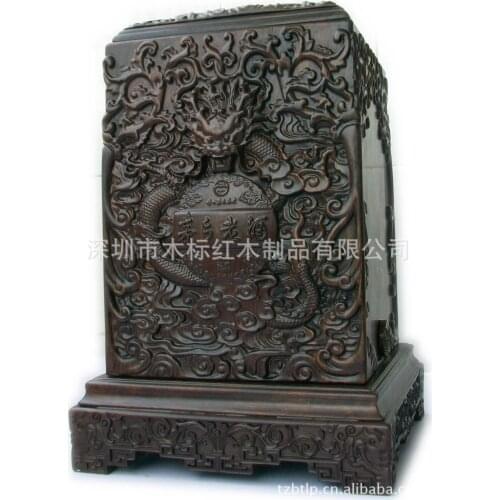 Dongguan high-grade mahogany wood jewelry box custom-made wooden jewelry box processing