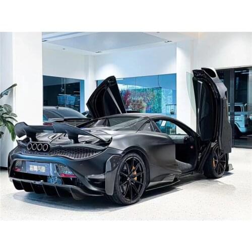 Suit For 720s Mclaren Refitting 765lt Encircle the Tail Exhaust Dry Carbon Kit Front and Rear Bars
