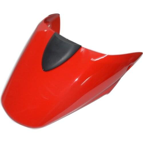 Red Motorcycle Rear Tail Pillion Passenger Hard Seat Cover Cowl Fairing Seat for Ducati Monster 659 696 796 1100
