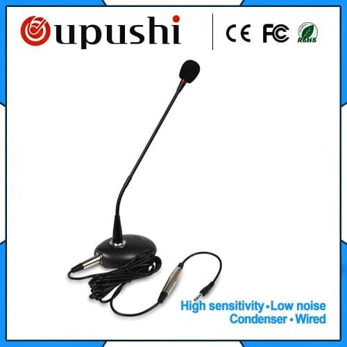 Best wired skype meeting mic capacitor type conference microphone system