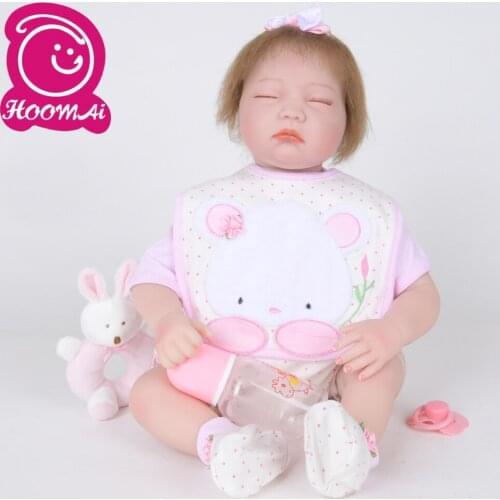 Newborn Babe Baby Doll Realistic Lovely Baby Doll Cloth Fashion Doll 22"55CM Toy For Childrens Day Kid Christmas Xmas Gifts