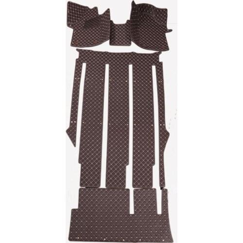 Custom special car floor mats + trunk mat for Right Hand Drive Mercedes Benz V 300 d V300d 2021-2020 7 8 seats durable carpets