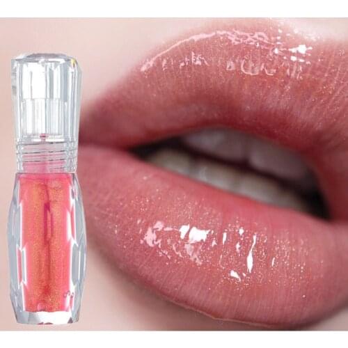 Moisturizer Lip Plumper Long Lasting Waterproof Glitter Liquid Lipstick Plump Lip Gloss Tint Clear Lipgloss Korean