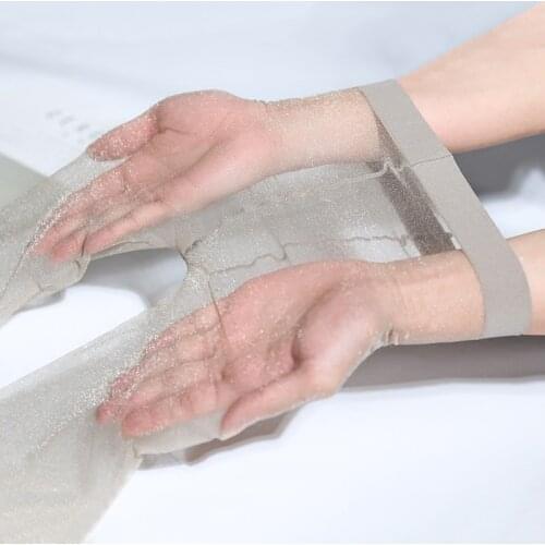 0D Glitter Stockings Tights Shiny Panthose Sexy Charming Shiny Pantyhose Womens Glossy Thin Tights Sheer To Toe Stockings Summer