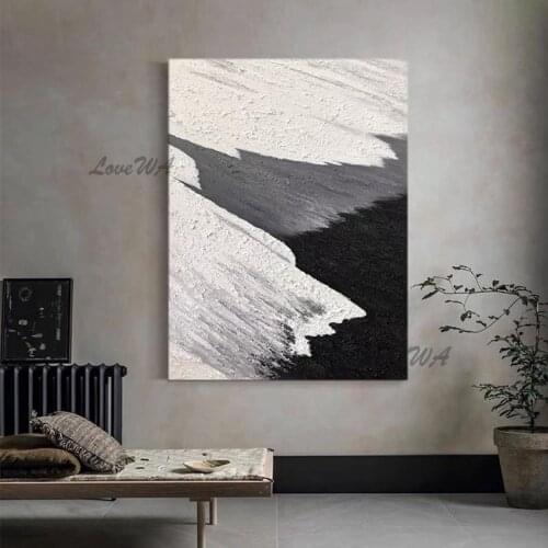 Abstract Oil Painting 100% Hand Painted Oil Paintings Wall Art Canvas Abstract Artwork Carving Art For Hotel Living Room Decor
