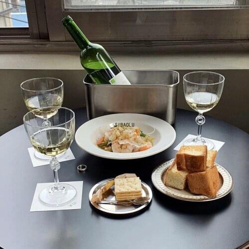 Ins Nordic Crystal Goblet French Wine Glass Champagne Glass Sparkling Wine Glass cocktail Glass Glass Cup