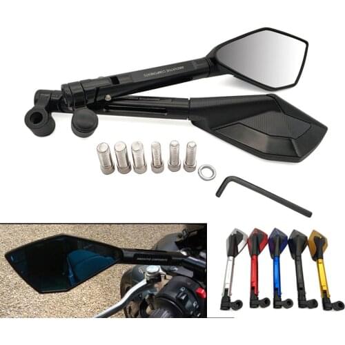 For YAMAHA YZF R1 R6 2005 2006 2007 2008 2009 2010 2011 CNC Motorcycle Mirrors Moto Rearview Mirror Side Mirror free shipping