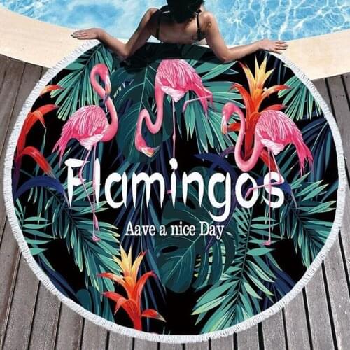 Flamingo green plants large beach towels miraculous microfiber towel beach towel Bath towels Large beach towel Towel beach Towel