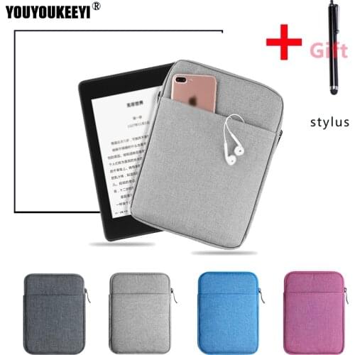 Zipper Sleeve Bag Case For Amazon Kindle Paperwhite 4 2018 PQ94WIF funda Thickening and anti falling Pocketbook Pouch Case +gift