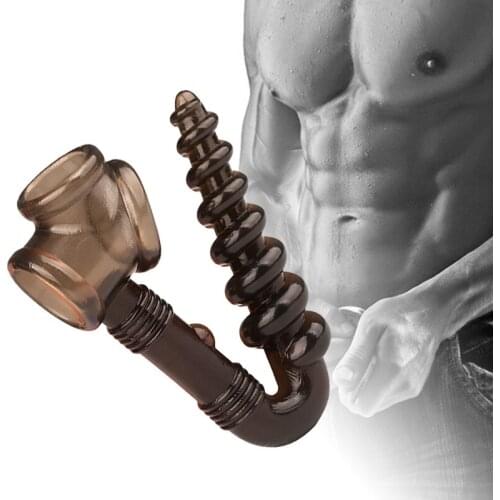 Erotic Sex Toy Jelly Dildo Anal Plug Anus Prostate Massage Butt Plug Penis Sleeve Delayed Ejaculation Chastity Device Lock Sperm