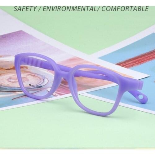 Gafas con montura Ovalada para chico y chica, anteojos con TR90, Retro, ultraligeros, con espejo plano, gafas de clase