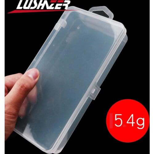 LUSHAZER Fishing Tackle Box Plastic Waterproof equipment Fish Lure fishing box for fishing Baits 1 Compartments